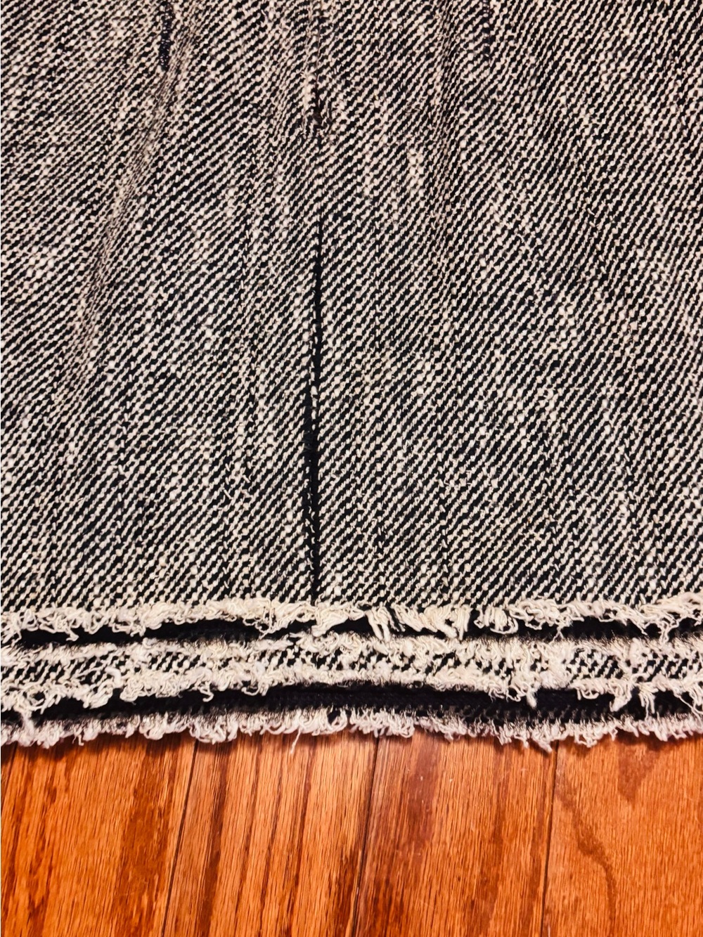 Rebecca Taylor Blue and White “Now and Later” Tweed Fringe Dress NWOT - Picture 6 of 8